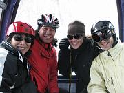  Maki, Leo, Georgiana and Bogdan in the K-1 Express Gondola
