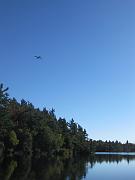  An airplane over the Lake Awosring
