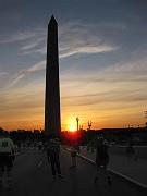  Sunset at Washington Monument