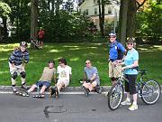  Pete (Skate Leader), Rick, Eric, Alan, Mike T and Jan at a halfway point