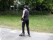  Leo skating with a leaf