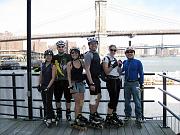  Skaters in front of 'B'.