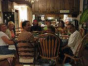  Dinner at Kat's
(L to R) Kat, Greg, Greg's boy #1, Paul, Keith, Suzanne, Greg's boy #2, Leo, Kat's mom.