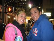  Perlie and Sonny in front of MSG